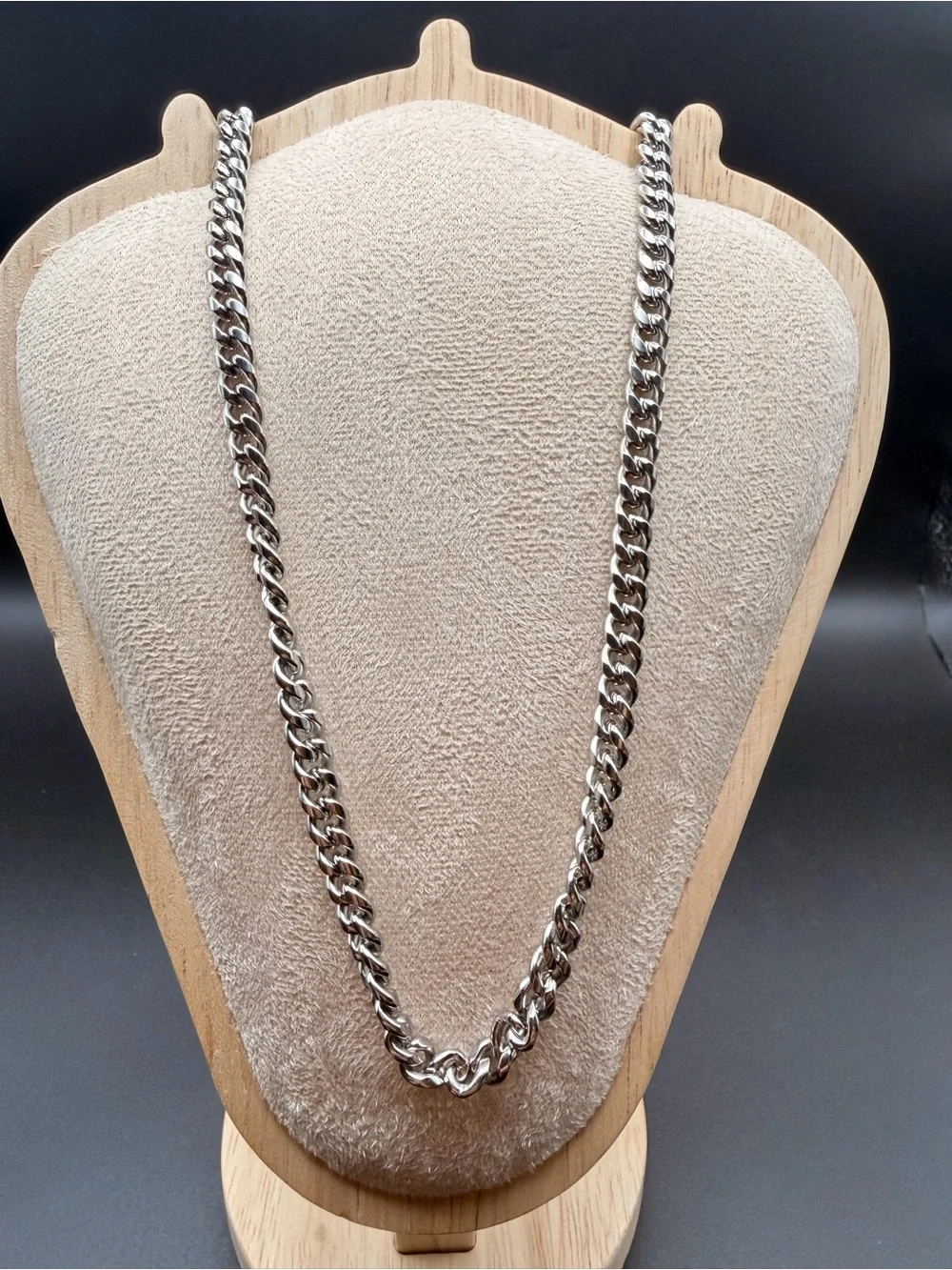 Stainless Steel Cuban Chain Necklace